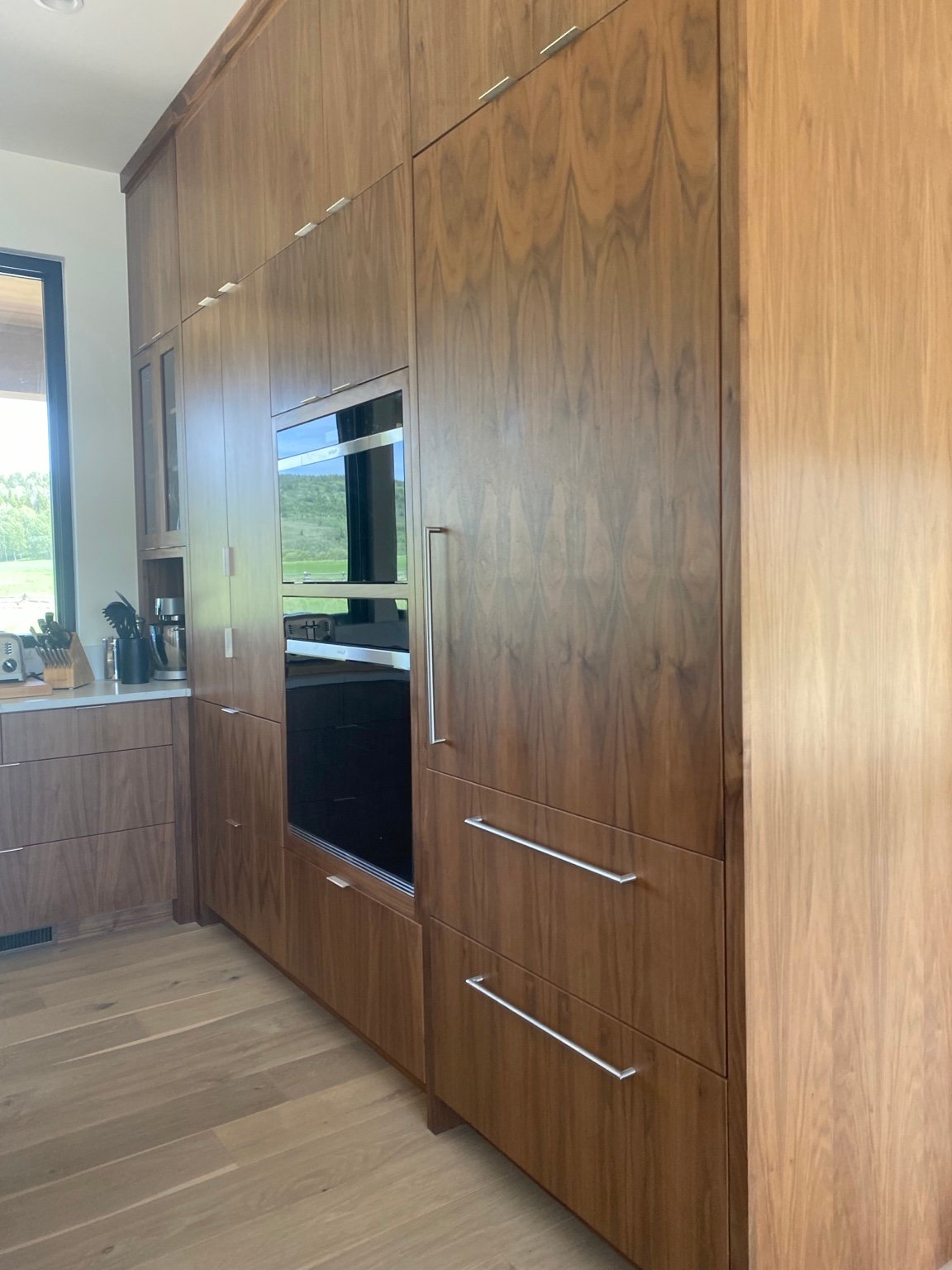 Wood cabinet and finish detail project